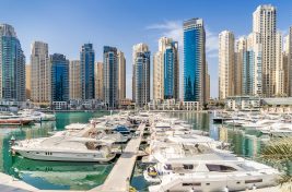 looking across the marina from the marina walk