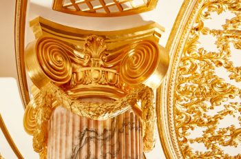 Emerald Palace Kempinski Dubai - Bluthner Hall marble and ceiling