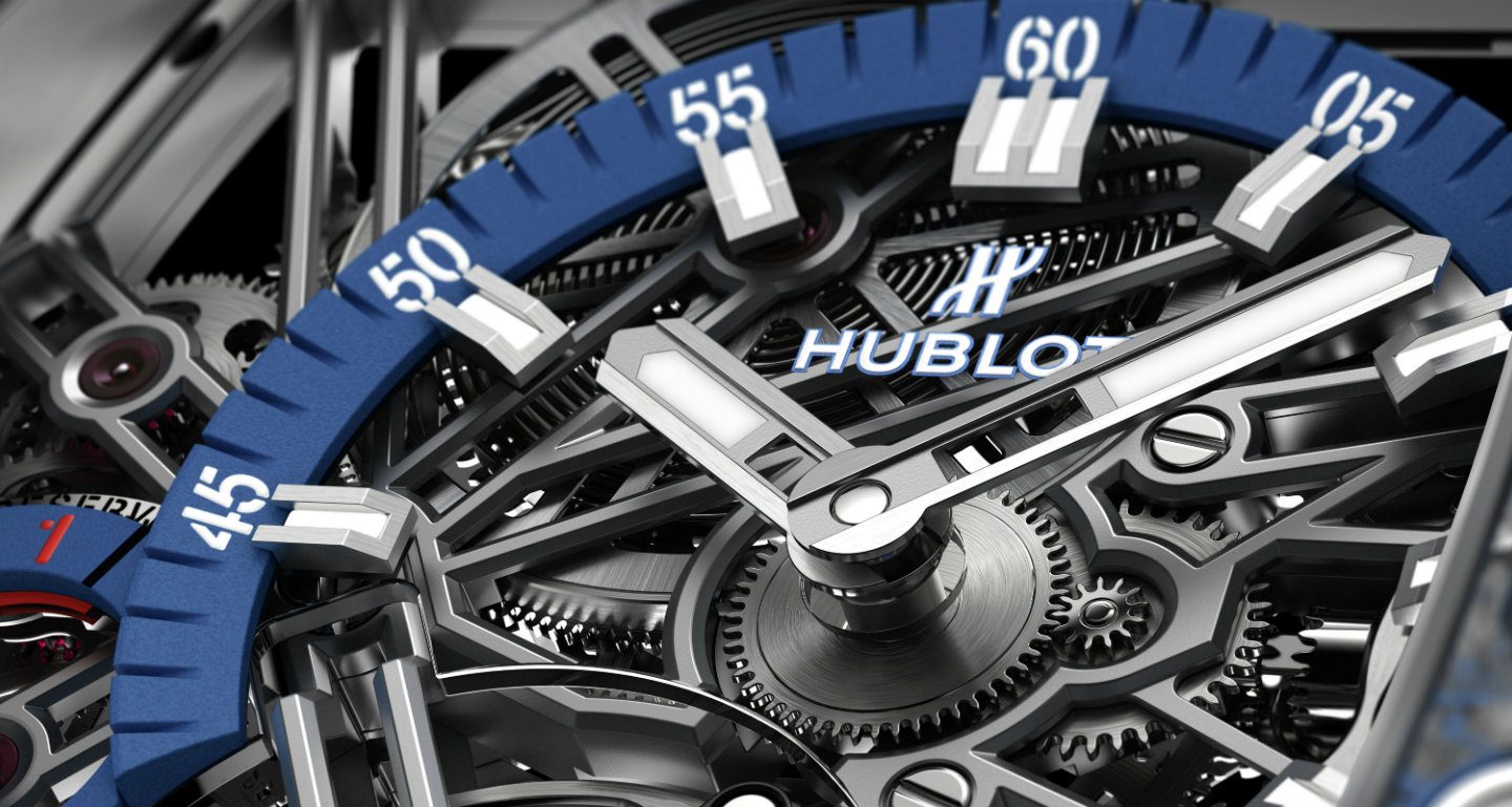 Hublot Spirit of Big Bang Tourbillon Carbon Blue 645__3