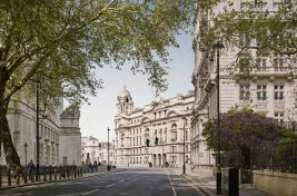 The OWO view from Horseguards Parade - Image credit Grain London