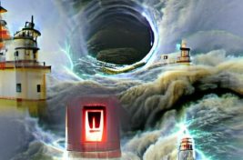Anne Spalter Wormhole lighthouse