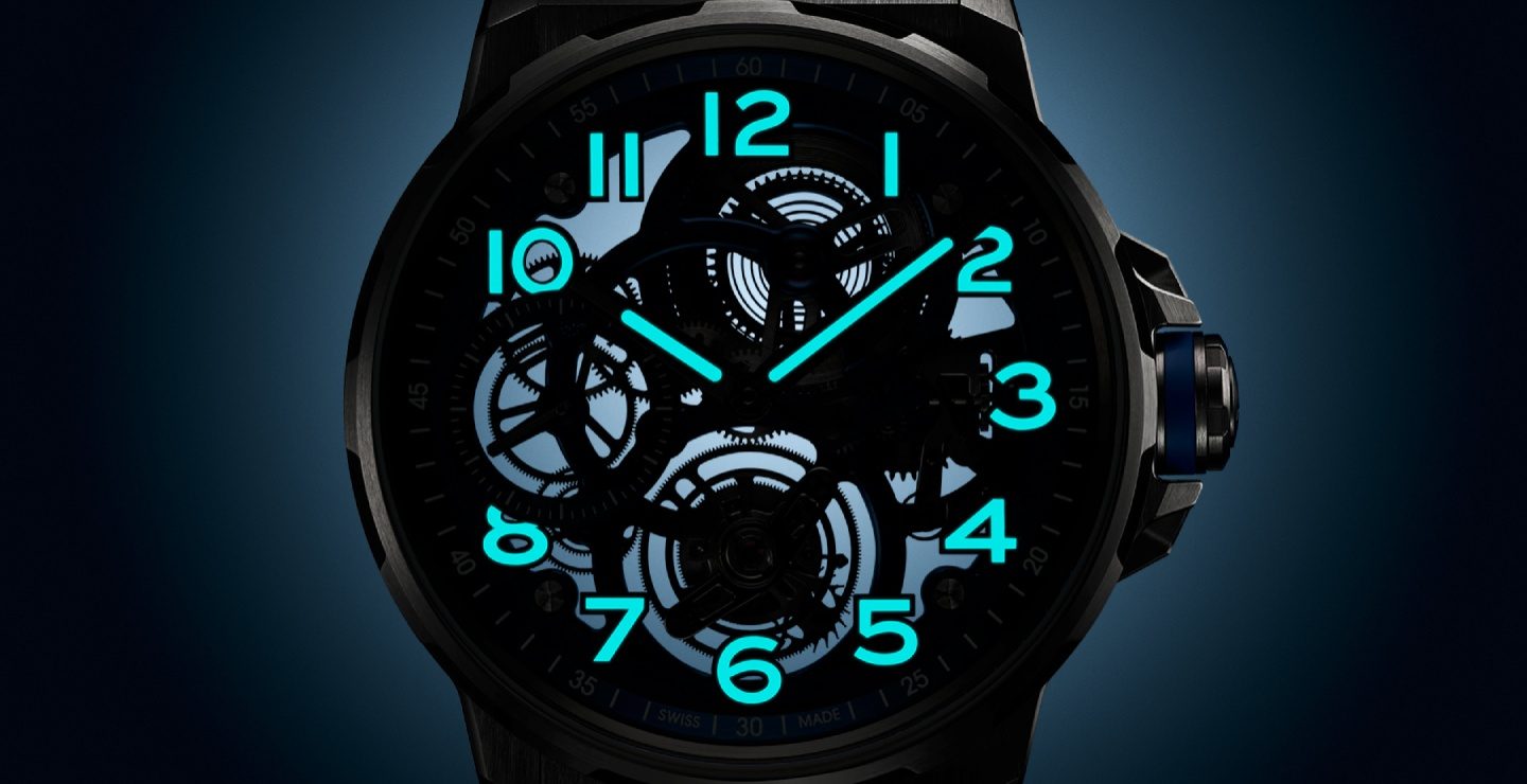 Angelus Flying Tourbillon Titanium, Blue Edition__1