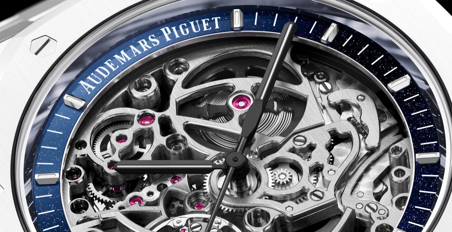 Audemars Piguet The Royal Oak Double Balance Wheel Openworked In White Ceramic__2