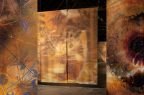 Rohini Devasher, Latent Fields. Inkjet print on habotai silk.